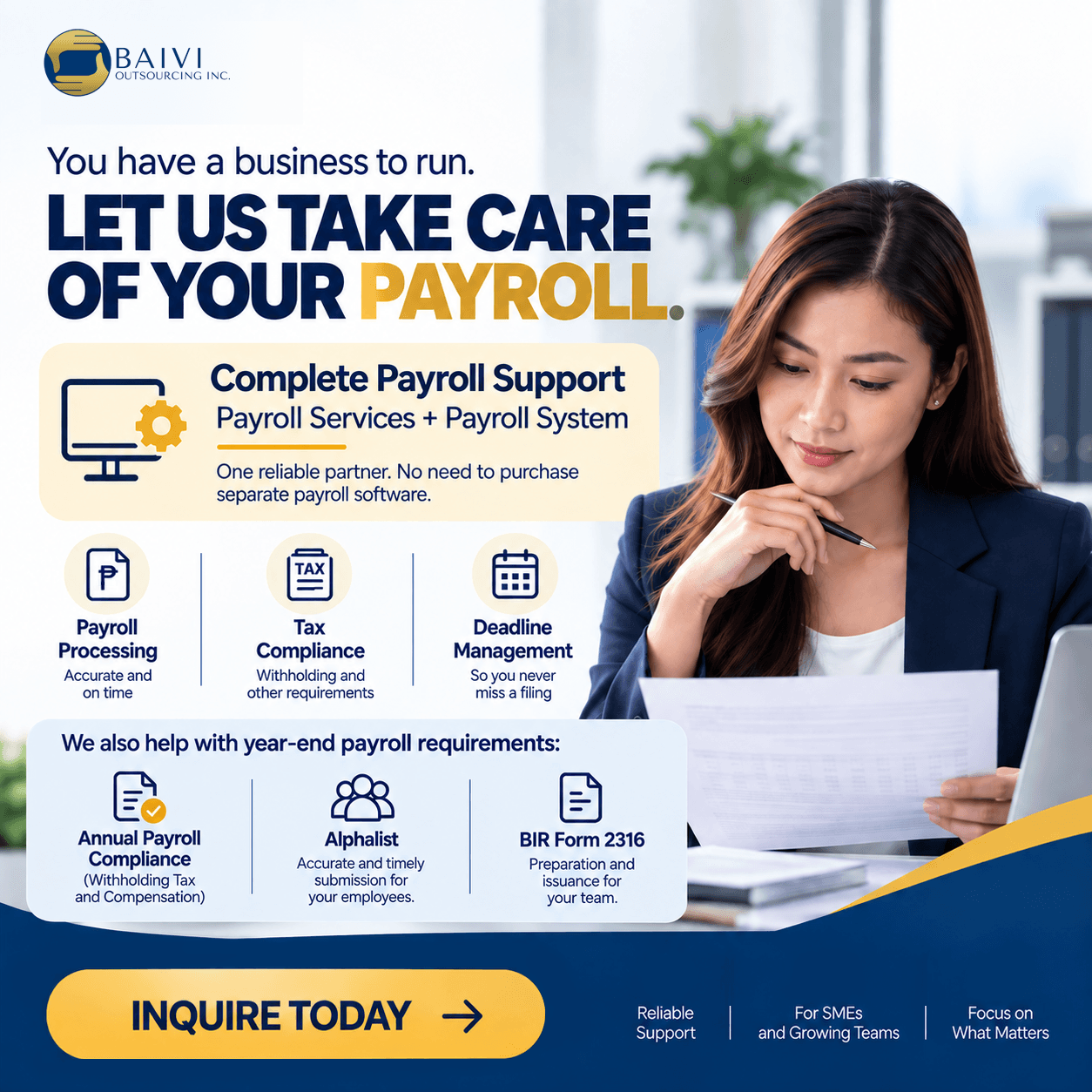 Payroll services for businesses in the Philippines