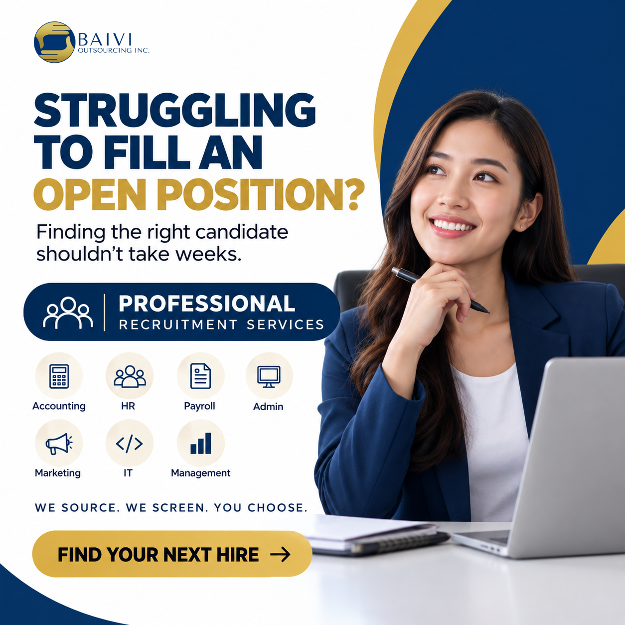 Staff search and recruitment services in the Philippines